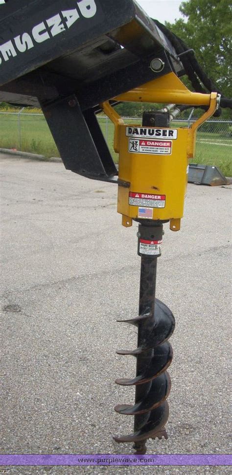 ebay skid steer post hole digger|danuser post hole digger prices.